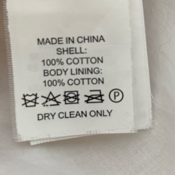 kate spade Eyelet Blouson Sleeve White Cotton Dress - Picture 9 of 10